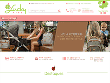 Tablet Screenshot of luckykids.com.br